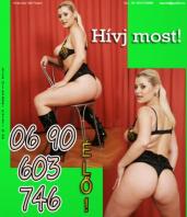 Szenvedélyes szöszi várja a hivásodat!  0690603746